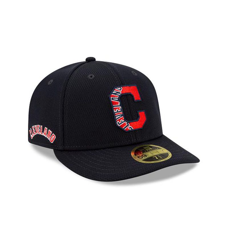 MLB Cleveland Indians 2021 Spring Training Low Profile 59Fifty Fitted (MFZ9473) - Blue New Era Caps